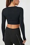 long sleeve crop top